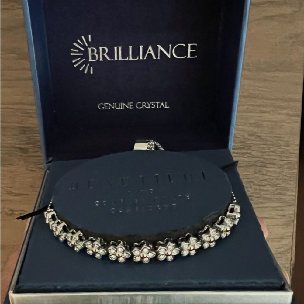 Silver Crystal Bracelet